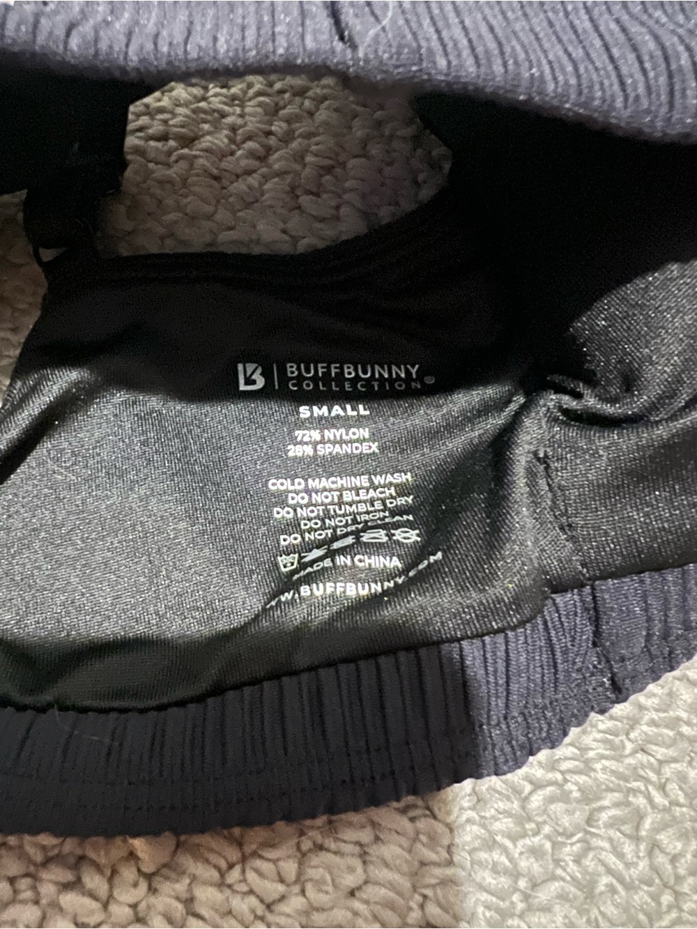 BuffBunny Ribbed Sports Bra - Picture 3 of 3